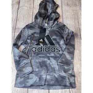 Adidas 2T Gray Camouflage Hoodie Hooded Sweatshirt NEW